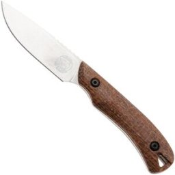 White River Knives Axiom WRSS-AXM-BNA Stonewashed Magnacut, Natural Burlap Micarta, faca de caça, Smith and Sons design