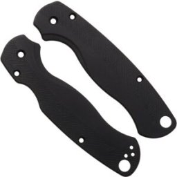Flytanium Spyderco Paramilitary 2 Loop Scales FLY-1406VB, Void Black Aluminum, capas de cabo
