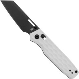 Kizer Vanguard Task V3641A1 Black Nitro V, Sugar White G10, navalha, Nick Consoli design