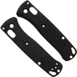 Flytanium Benchmade Mini Bugout Loop Scales FLY-1405VB, Void Black Aluminum, capas de cabo