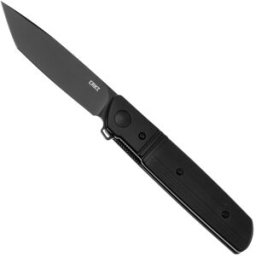 CRKT Bamboozled Tanto Black 5720K Black Oxide D2, Black G10, navalha, Kenny Onion design