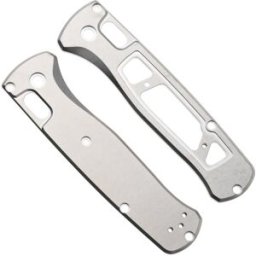 Flytanium Benchmade Bugout Modulator Scales FLY-1314, Stonewashed Titanium, capas de cabo