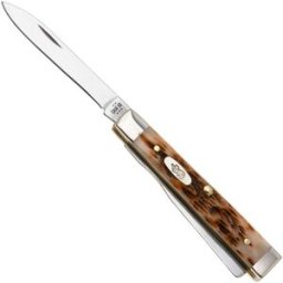 Case Knives Case Baby Doc Amber Bone, 10797, Peach Seed Jig, 6182SP SS canivete
