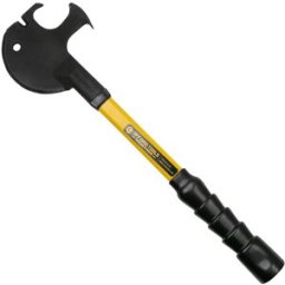 Off Grid Tools Trucker's Friend, amarelo, aço-carbono, machado de mão