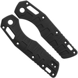 Lex Custom Microtech MSI Standard Issue Scales V2 MMSI2TH190, Black Titanium, capas de cabo