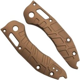 Lex Custom Microtech Stitch Scales V2 MS2TH148, Burnt Bronze Titanium, capas de cabo