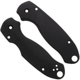 Flytanium Spyderco Para 3 Loop Scales FLY-1407VB, Void Black Aluminum, capas de cabo