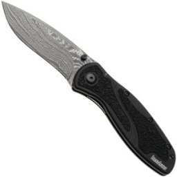 Kershaw Blur 1670BLKDAM, Damascus, Black Aluminum navalha, Ken Onion design