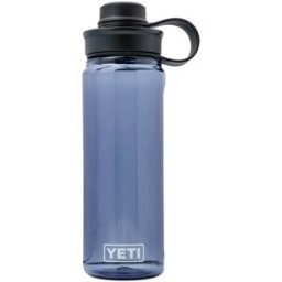 Yeti Yonder Water Bottle 25oz Tether Cap, Navy Blue, garrafa com tampa de laço, 750 ml