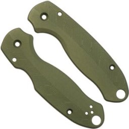 Flytanium Spyderco Para 3 Loop Scales FLY-1407OD, Olive Drab Aluminum, capas de cabo