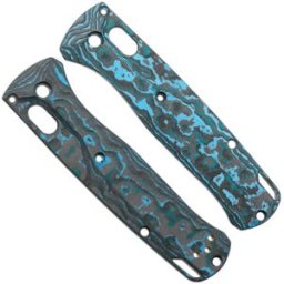 Flytanium Benchmade Bugout Crossfade Scales FLY-1362AS, Arctic Storm Carbon Fiber, capas de cabo