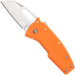 Demko Knives Demko Nano-Shark, NANO-10A-ORANGE GRN-SF, Stonewashed AUS-10A Shark Foot, Orange GRN navalha
