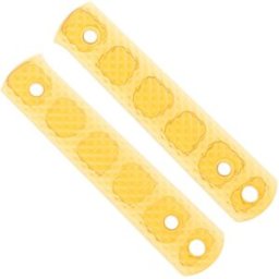Böker BFF Packlite Handle Scales 190677 Amber Ultem Pyramid, capas de cabo