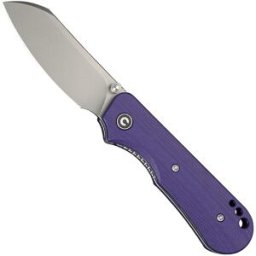 Civivi Crabby C24055-2 Stonewashed 14C28N, Purple G10, navalha, Ken Onion Jr. design