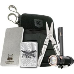Knivesandtools EDC Pouch com conteúdo