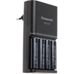 Panasonic Eneloop BQ-CC55 carregador rápida + 4x NiMh AA 2500 mAh pilhas