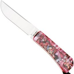 Jack Wolf Knives Jack Wolf Pioneer FIXedc PIONE-FX-01-RED-ABALONE, Satin S90V, Red Abalone, faca fixa