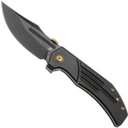 Kansept Orion K1089A4, Milled Blackwashed CPM S35VN, Blackwashed Titanium navalha, JB Stout design