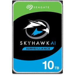 Seagate SkyHawk AI ST10000VE001 - Disco rígido - 10 TB - interna - 3.5" - SATA 6Gb/s - 7200 rpm - buffer: 256 MB - 8592978329495