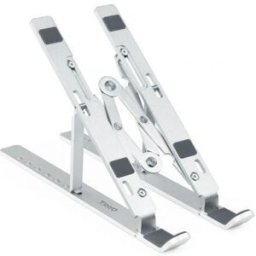 TOOQ SOPORTE ELEVADOR PORTATIL/TABLET/LIBRO TQLRS0033-AL 11"-15" PLATA - 8433281010055