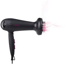 TRISTAR Secador de Cabelo Pega dobrável - 2000W nNunca mais irá esquecer o seu potente secador de cabelo favorito! Com pega dobrável o que o torna mais fácil de arrumar em bolsas e armários. A função iónica cuida do seu cabelo, enquanto o jacto f