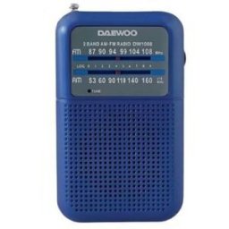 Radio Portátil Daewoo DW1008/ Azul - 8436533798459