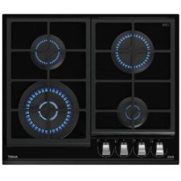 Teka GZC 64320 XB. Cor do produto: Preto, Local de colocação: Embutido, Largura do fogão: 60 cm. Tipo de controlo: Rotativo, Posição de controlo: Superior direita. Potência (gás): 9550 W, Voltagem de entrada AC: 220-240 V, Frequência de entrada AC - 84347