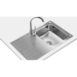 TEKA UNIVERSE 45 T-XP 1C 1E Lava-louças em inox com acabamento-microtexturado de 45cm.-Encastre-Lava-louças de uma bacia e um escorredor-Aço inoxidável 18/10-Válvula de 3 ½”-Profundidade da bacia: 170 mm-Reversível (sem furação): opção de ter o es - 84347
