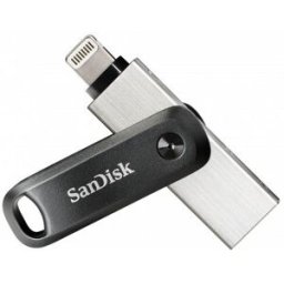 Pen Drive USB SanDisk iXpand Flash Drive Go 128GB Cinza - 0619659169411