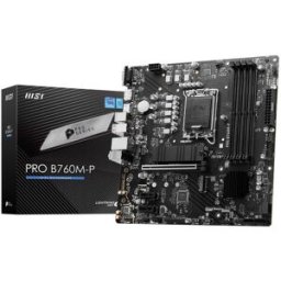 Motherboard MSI PRO B760M-P Placa base Micro-ATX Soquete LGA1700 - 4711377086578