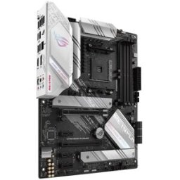 ASUS ROG STRIX B550-A GAMING - Fabricante do processador: AMD - Tipos de memórias compatíveis: DDR4-SDRAM - Tipo de ranhuras de memória: DIMM - Velocidades de relógio de memória compatíveis: 2133,2400,2666,2800,3000,3200,3466,3600,3866,4 - 471