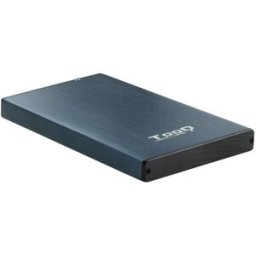 TOOQ Caixa externa de alumínio para discos rígidos de 2.5"" SATA I, II e III Conector externo USB 3.0/3.1 Velocidade de transferência até 5.0 Gbps Plug & Play - 8433281010222