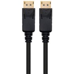 EWENT Cabo de conexão do monitor DisplayPortFunciona com qualquer desktops, laptops ou monitores habilitados para DisplayPortSuporta alta resolução de até 7680 x 4320 (8K) @ 60Hz, 3840 x 2160 (4K) @ 240HzPadrão DisplayPort: versão 1.4Comprimento do cabo: