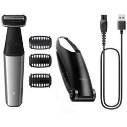Máquinas de barbear/depilar elétricas Philips BODYGROOM Series 5000 Bodygroom Series 5000 BG5021/15 Aparador para corpo e virilha à prova de água - 8720689020589