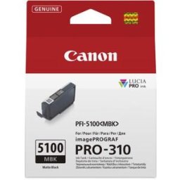 CANON PFI-5100 SERIES MATTE BLACK INK TANK - 4549292242485