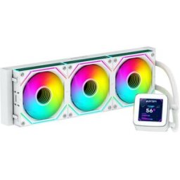 ABYSM CPU Liquid Cooling Oceanic LCD 360 White ARGB - 8436617920462