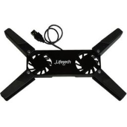 LIFETECH BASE P/ PORTATIL STAND USB FAN BLACK 10" / 15" #SP - 5600306202907