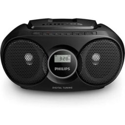 PHILIPS RADIO PORTATIL CD CD-R CD-RW CASSETE PRETO - 6951613992128