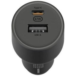 CARGADOR DE COCHE XIAOMI MI CAR CHARGER 67W 2XUSB-C + CABLE USB-C NEGRO - 6941812704226
