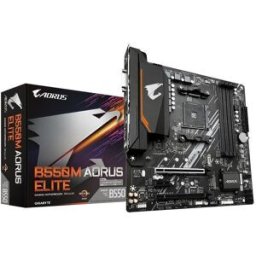 Placa Mãe Gigabyte B550M Aorus Elite AMD AM4 B550 128GB - 4719331809546