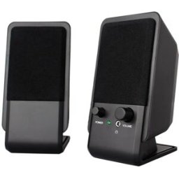 EWENT COLUNAS 2.0 10W VOLUME CONTROL JACK 3.5" USB BLACK - 8052101434033
