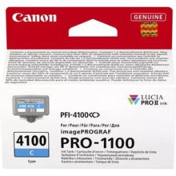 CANON PFI-4100 Cyan Ink Tank - 4549292238075