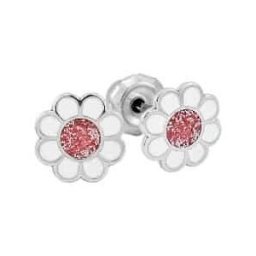 Inverness Brinco Flor Rosa