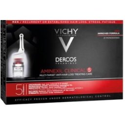 Dercos Aminexil Intensivo 5 Anti Queda Homem Ampolas x42