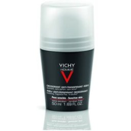 Vichy Homem Desodorizante Roll On Pele Sensível 48h 50ml