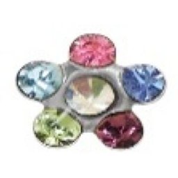 Inverness Brinco Flor Colorida Indo380