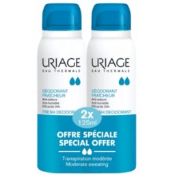 Uriage Deo Fraicheur Spray Psens125mlX2
