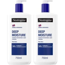 Neutrogena Loção Corporal Hidratação Profunda Absorção Imediata 2x750ml