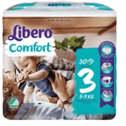 Libero Comfort Fraldas Tamanho 3 5-9kg x30