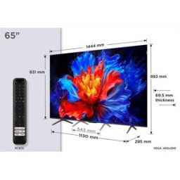 Televisor TCL QLED 65P8K 65"/ Ultra HD 4K/ Smart TV/ WiFi - 5901292525880